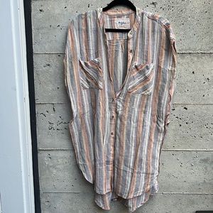 Anthropologie Multi-Coloured Cotton Tunic